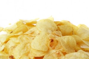 pile of potato chips crisps snacks