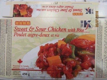 Sweet & Sour Chicken with Rice