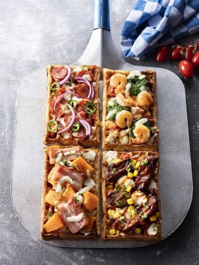 KoreanWaffle_Pizza