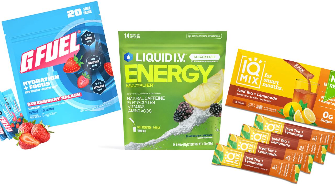 Liquid I.V., IQMIX and G Fuel lead zero-sugar drink mix shift