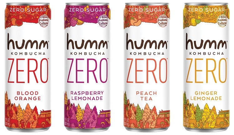 Humm breaks new ground in the kombucha category with zero sugar, shelf-stable line