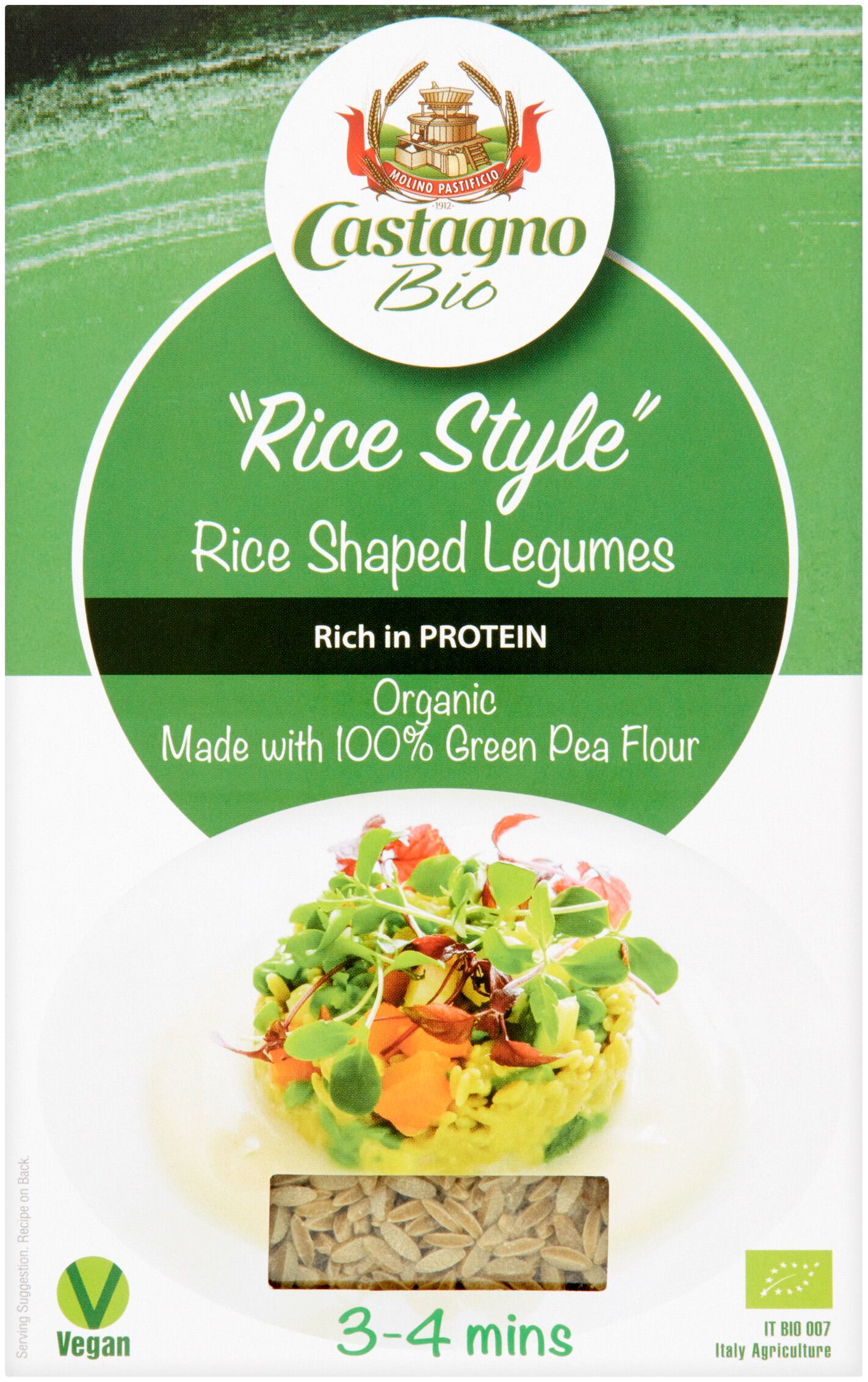 Rice-shaped pulses