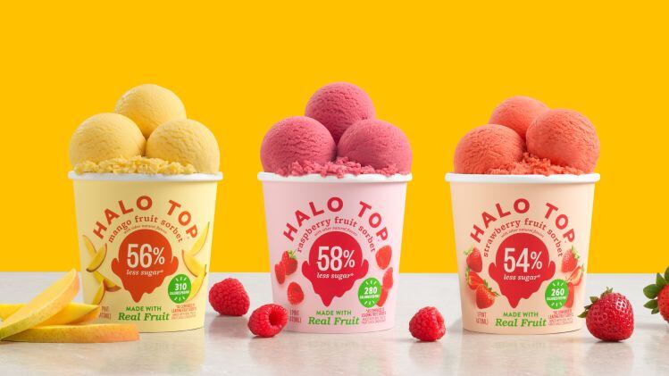 Halo Top unveils fruit sorbet