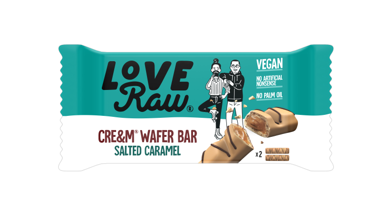 Love Raw Cre&m wafer bar