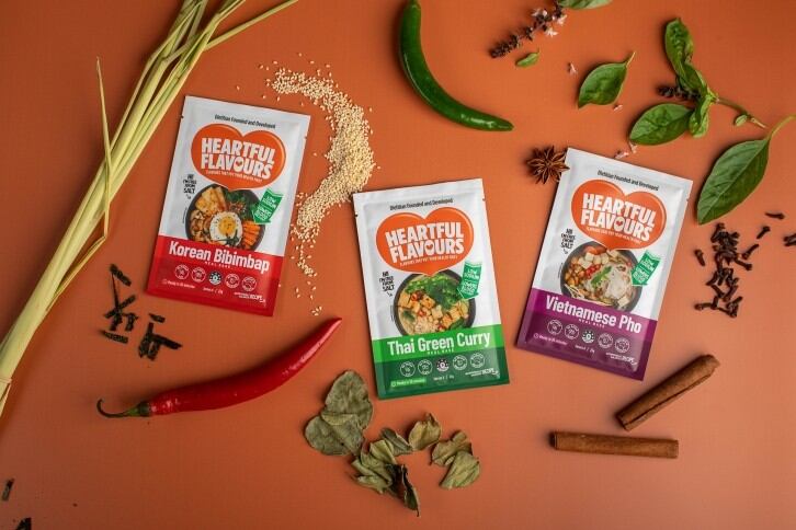 Salt-free strategy: Heartful Flavours on a mission to reduce sodium levels with innovative Asian staples range