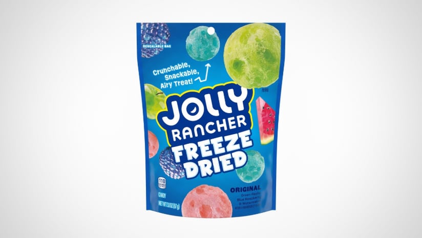 A packshot of Hershey's Freeze Dried Jolly Ranchers