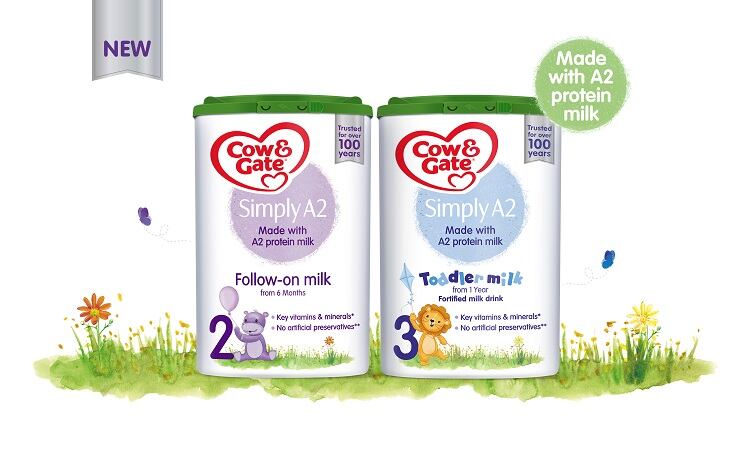 Cow & Gate launch range with A2 protein milk