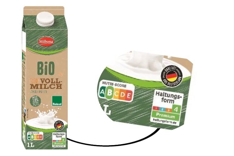 New animal welfare milk labeling introduced by German retailers