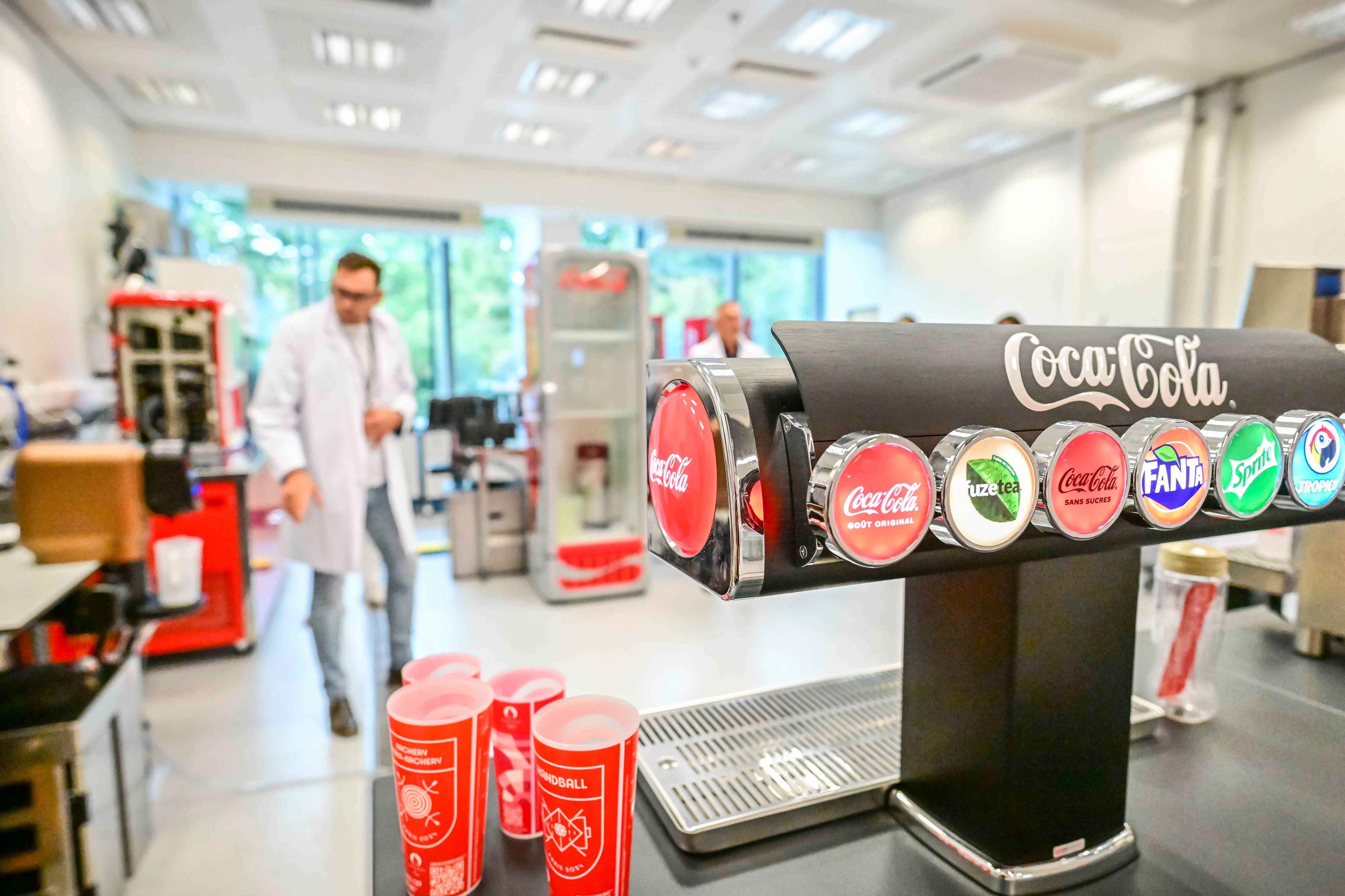 A fountain system in trial