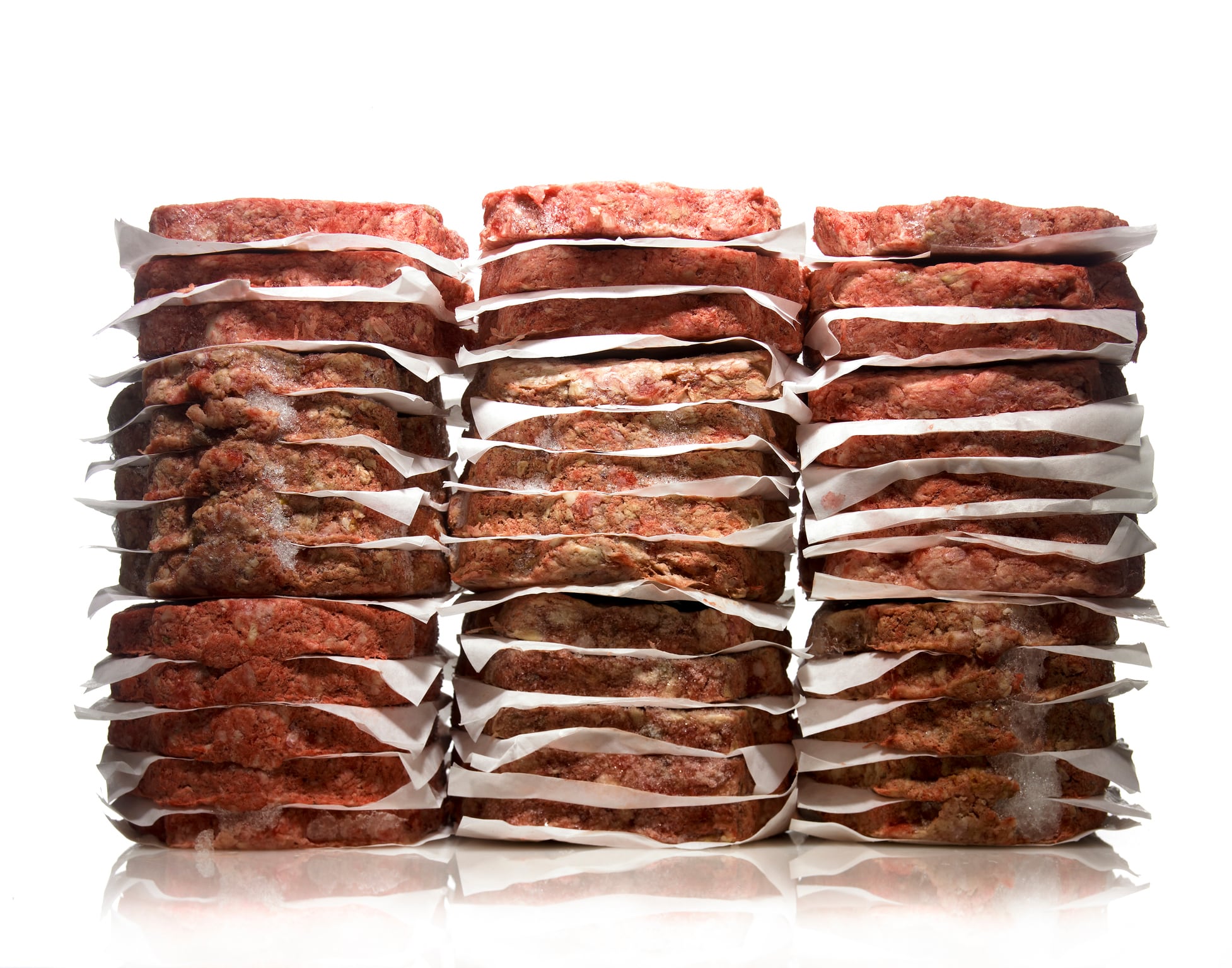 frozen hamburger patties