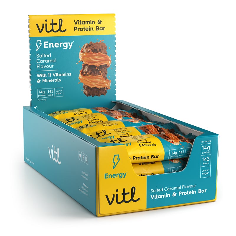 Vitamin & Protein bars with functional benefits