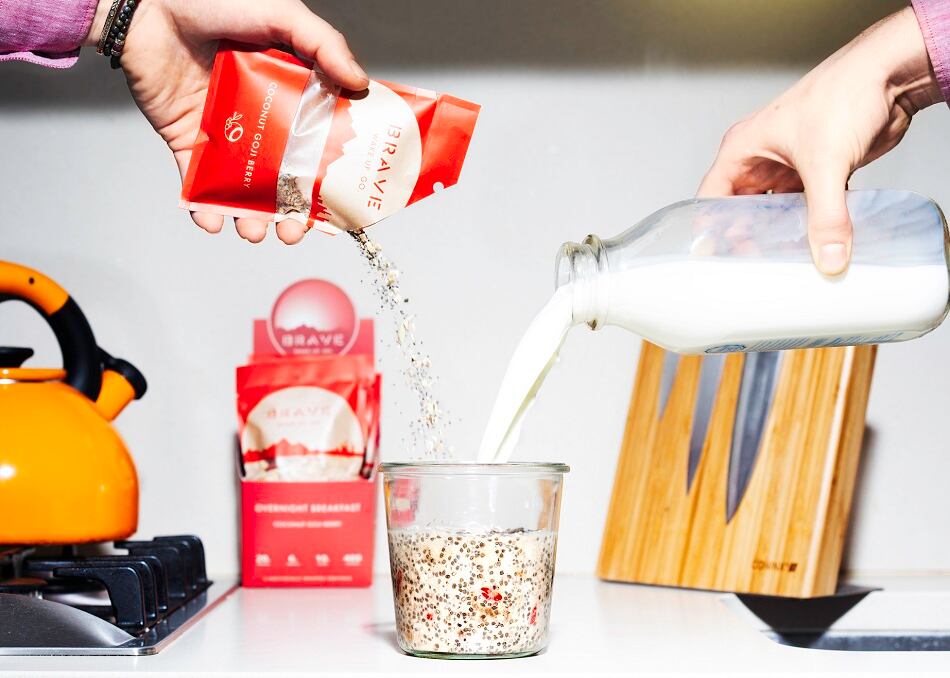 Brave positions itself as a 'morning solution company' gearing up for first commercial production run