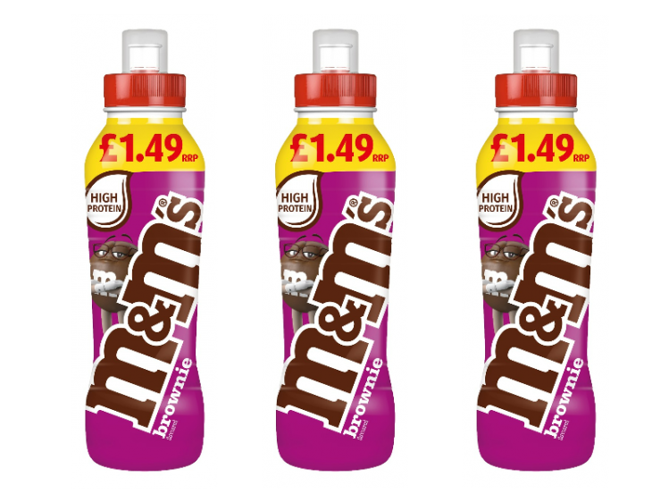 M&M’s brownie-flavoured milk