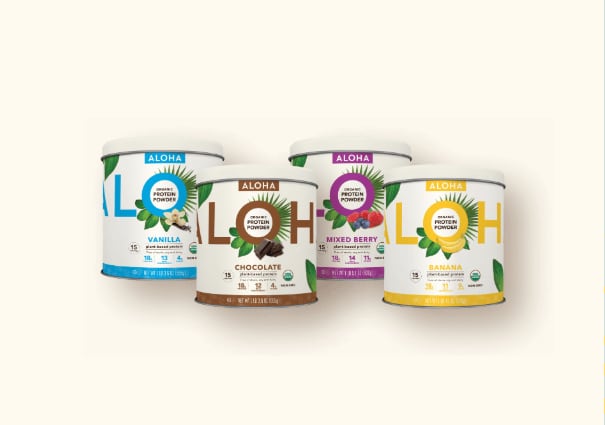 ALOHA revamps branding, recipes to ensure its protein powders, bars make solid first impression