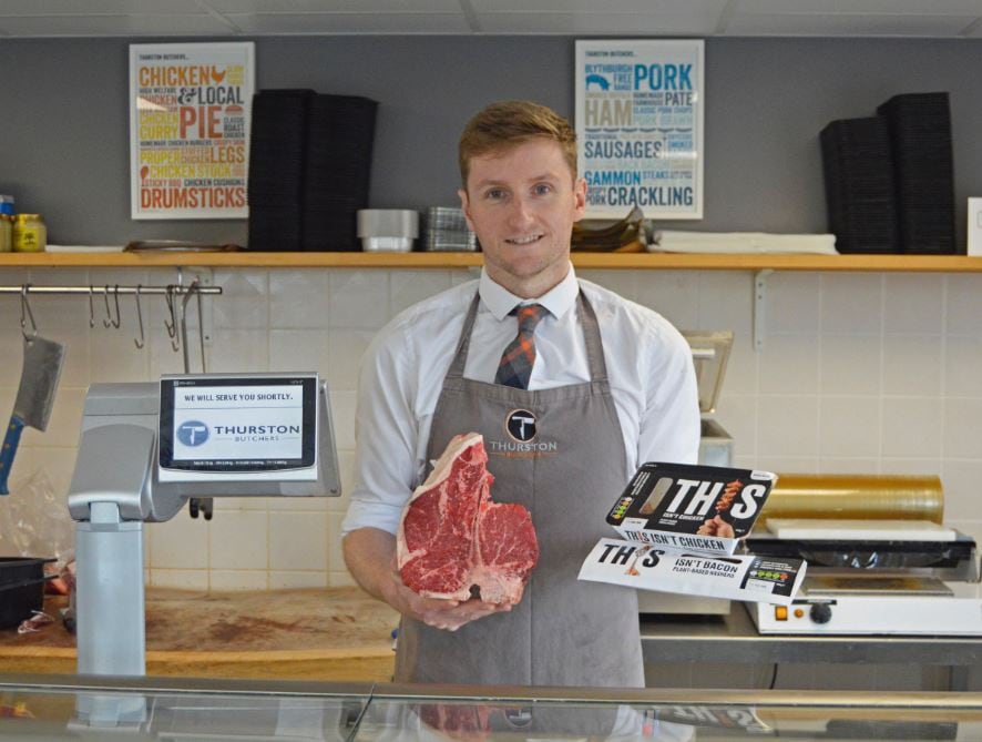Thurston Butchers becomes the first in the UK to sell plant-based meat