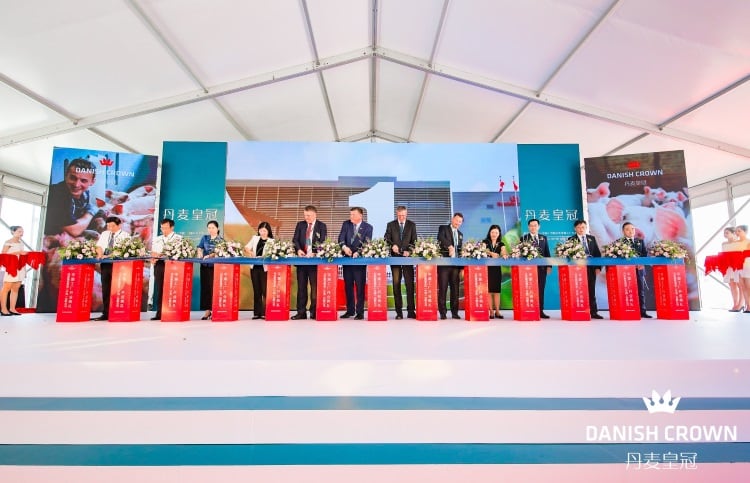 Danish Crown opens Chinese plant