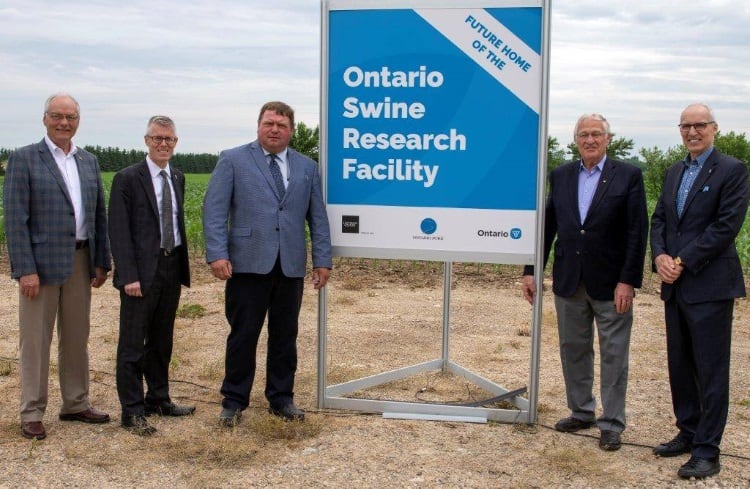 Ontario swine research facility unveiled