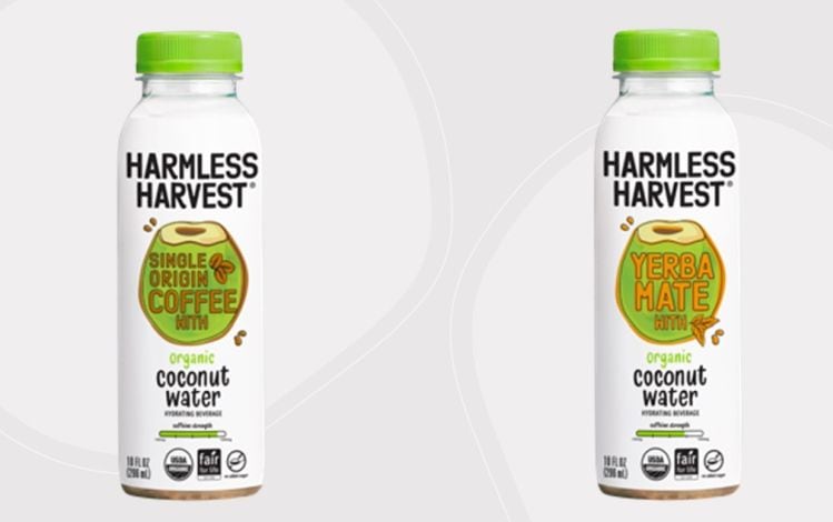 Harmless Harvest adds new twist to premium coconut water portfolio with yerba mate and coffee SKUs