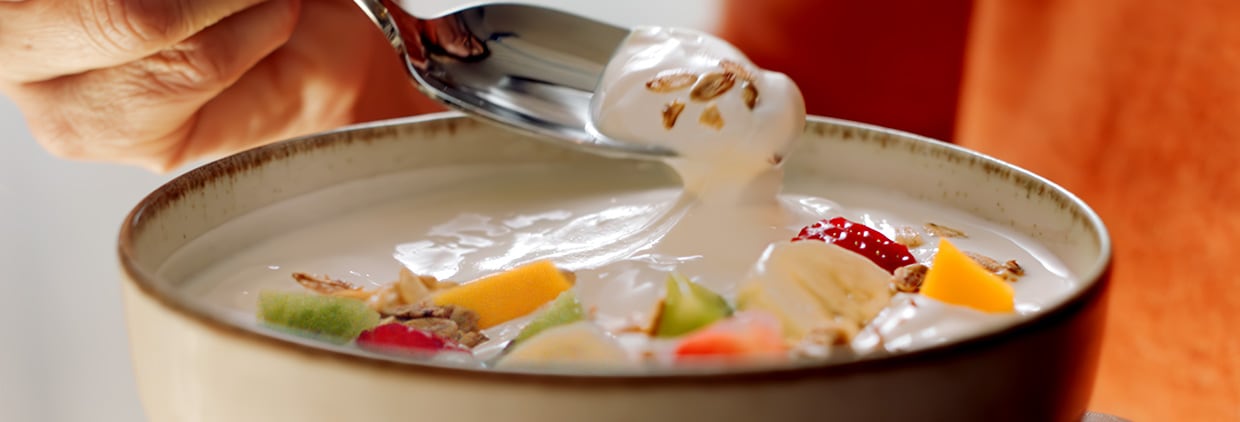 Yogurt bowl with fruit
