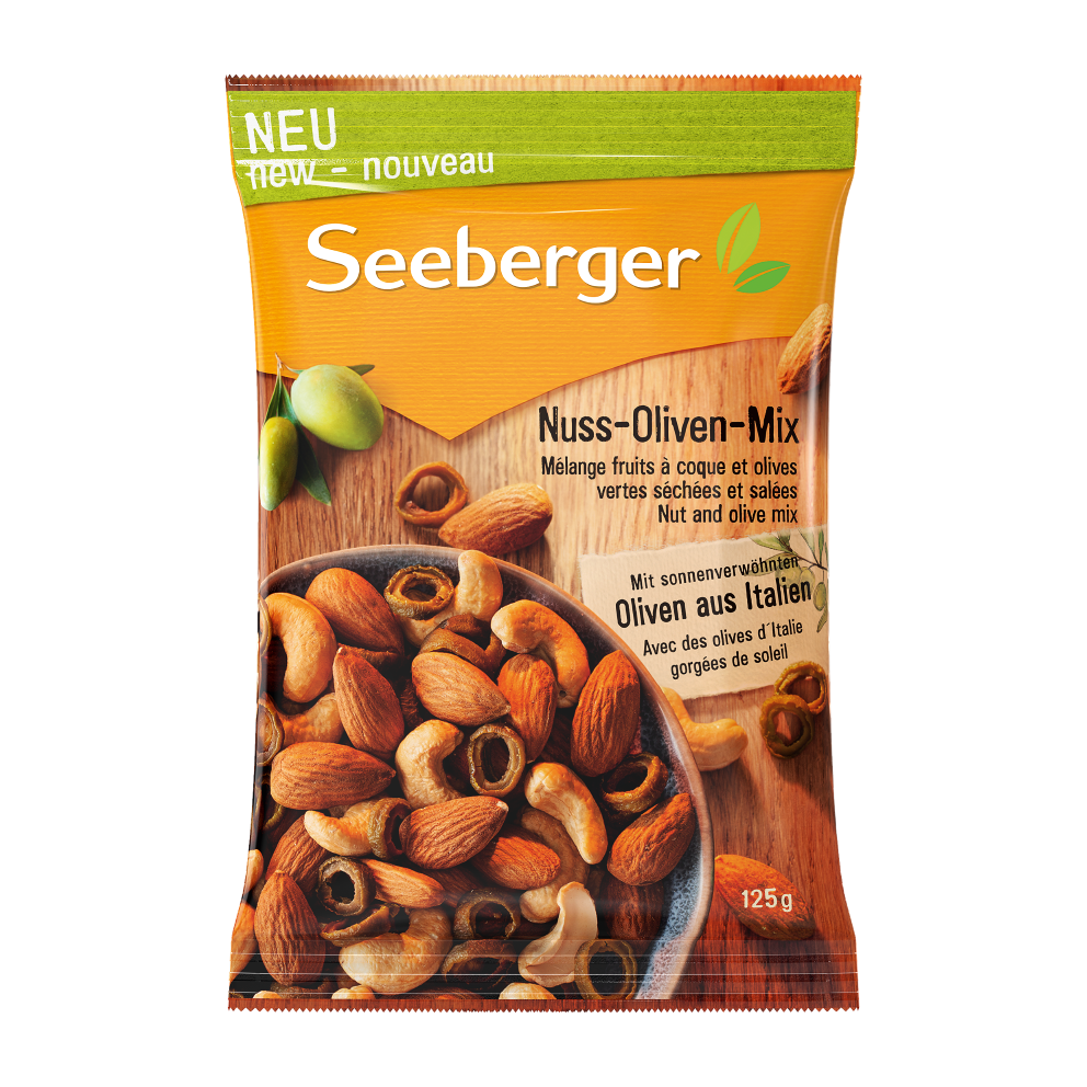 Seeberger nuts and olives mix