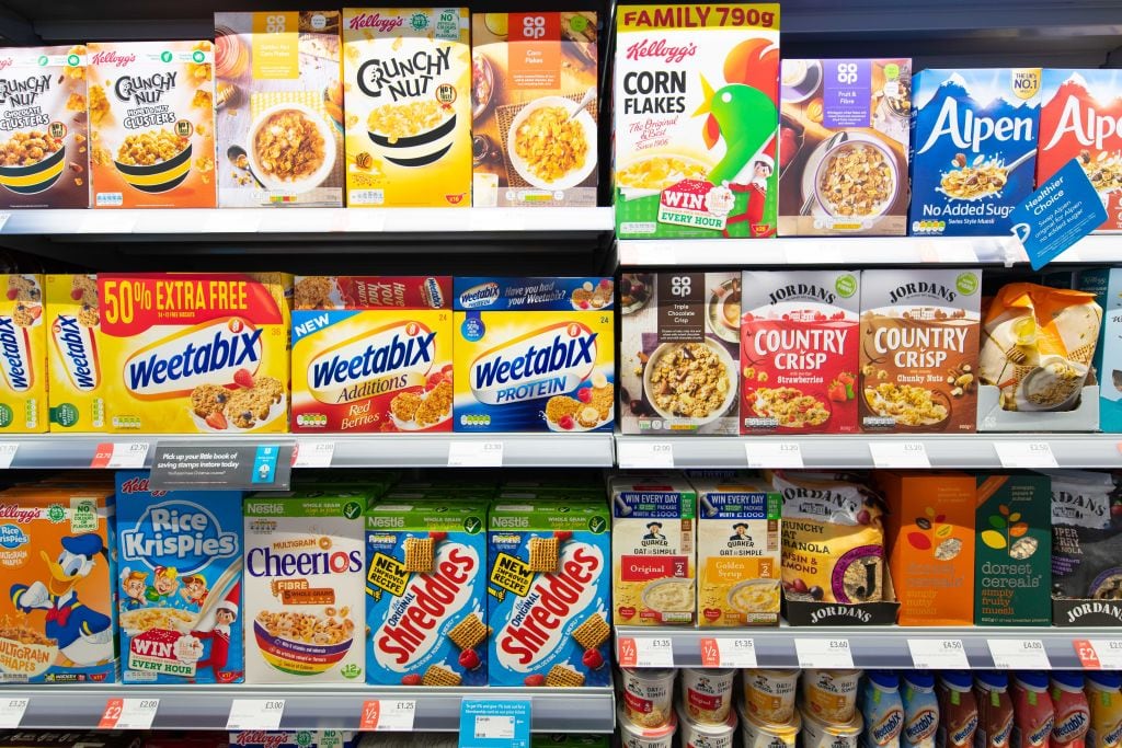 Obesity campaigners demand ban of cartoon characters on food and drink packets