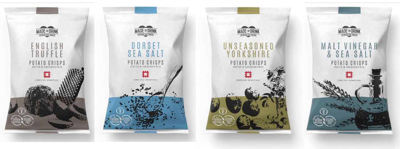 Made For Drink unveils crisp range in partnership with English Heritage 