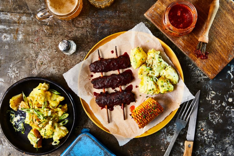 Memphis-style veggie ribs from Gousto
