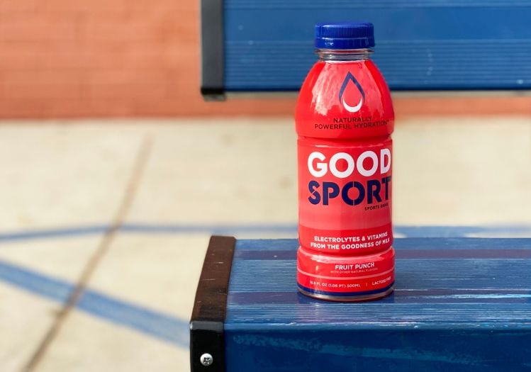 GoodSport delivers hydration from milk, without the protein
