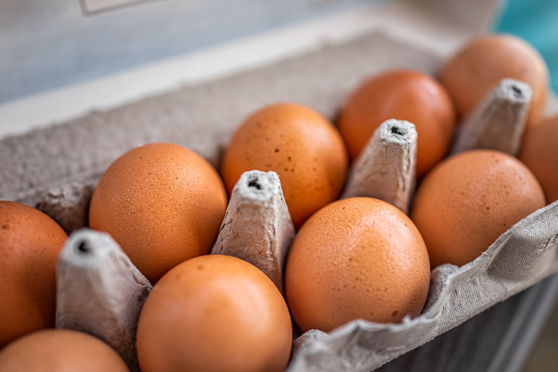 Eggs in box