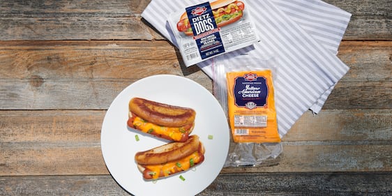 Dietz & Watson's hotdogs and cheese