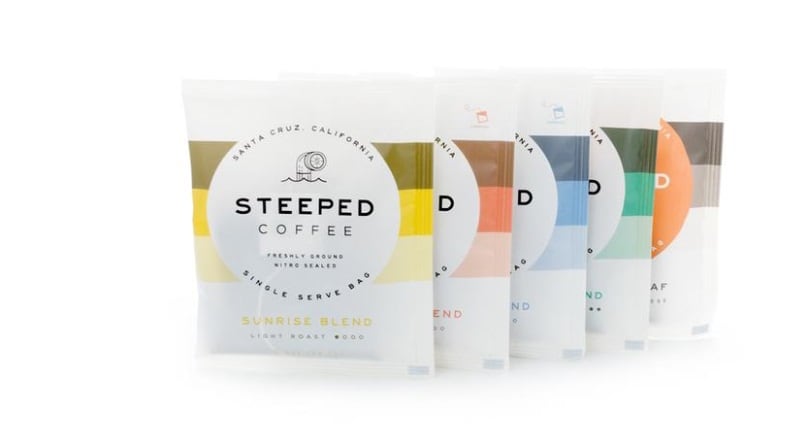 Startup Steeped takes offers a single-brew coffee option with a third of the packaging of pods