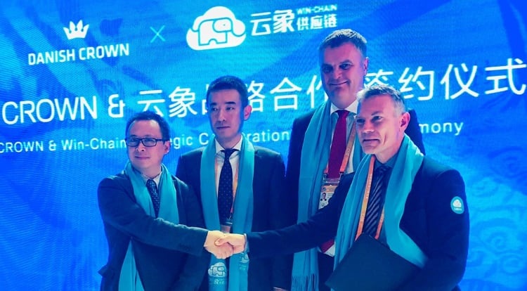 Danish Crown signs deal with Alibaba Win-Chain