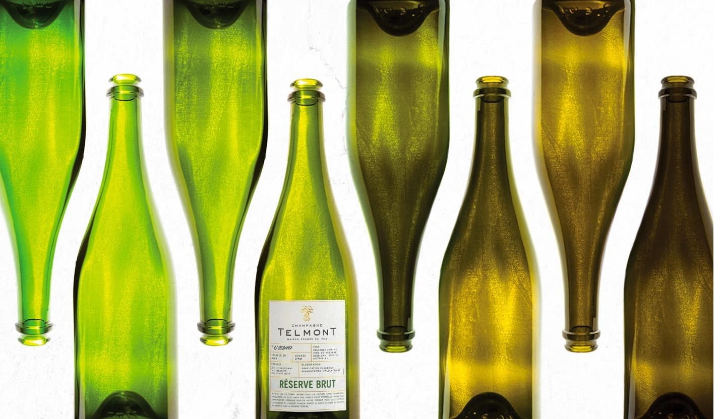Champagne Telmont releases bottles in ‘193,000 shades of green'