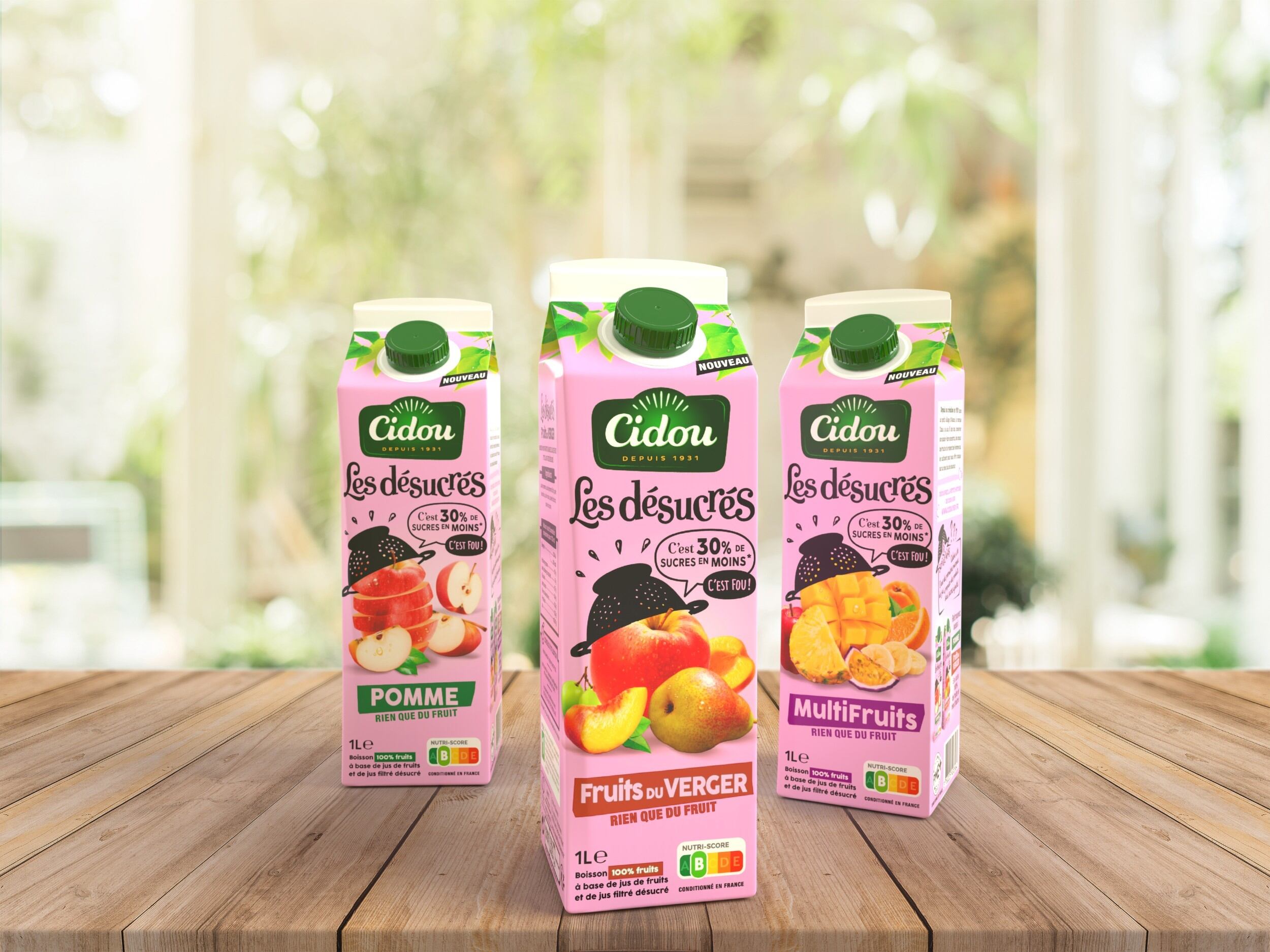 Cidou low-sugar juices