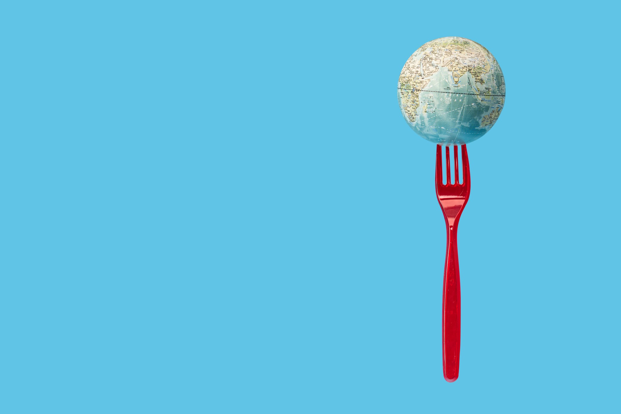 World Environment Day concept. The consequence of environmental pollution will be the death of mankind. Environmentally friendly wooden utensils are a means to save nature.