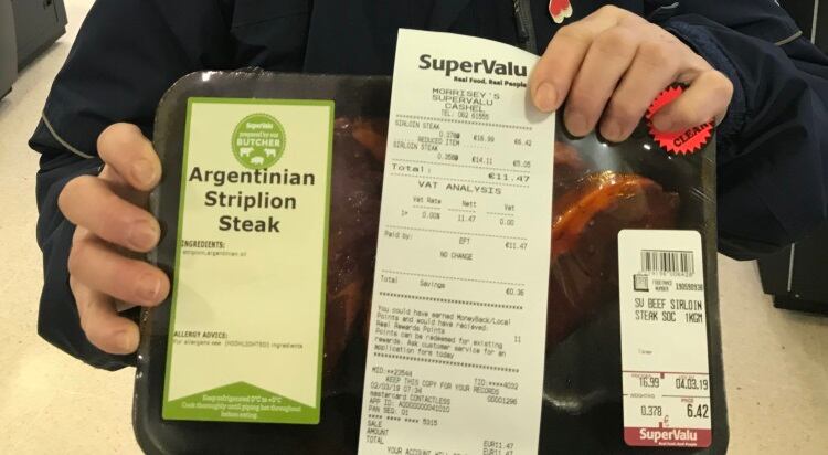 IFA outrage over SuperValu Argentine beef