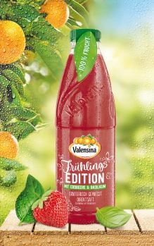 Strawberry and basil juice