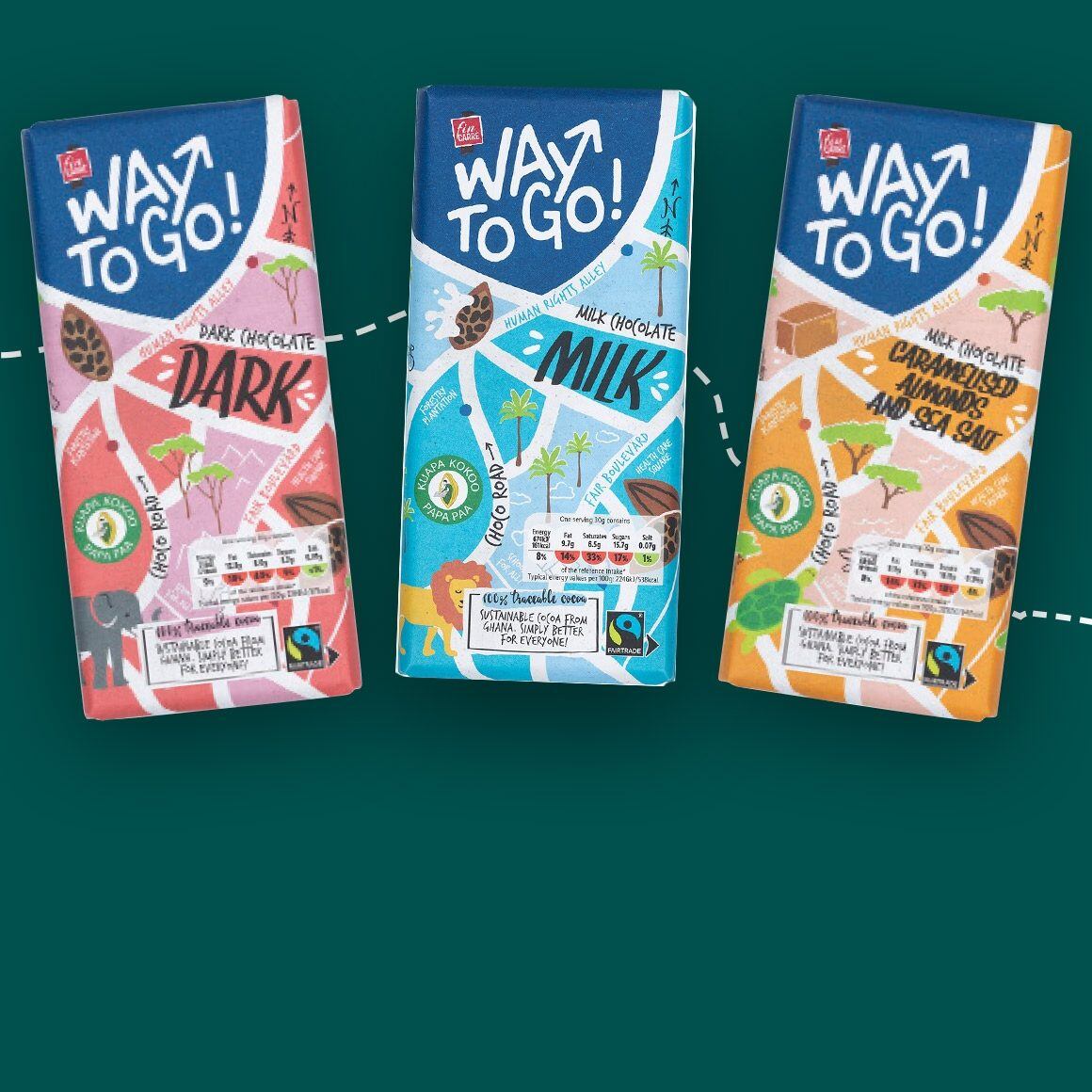 Way to Go! Fairtrade chocolate bar