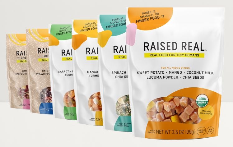 'Millennials think about frozen as fresh...' Baby & toddler food brand Raised Real launches in frozen food aisle at Super Target nationwide
