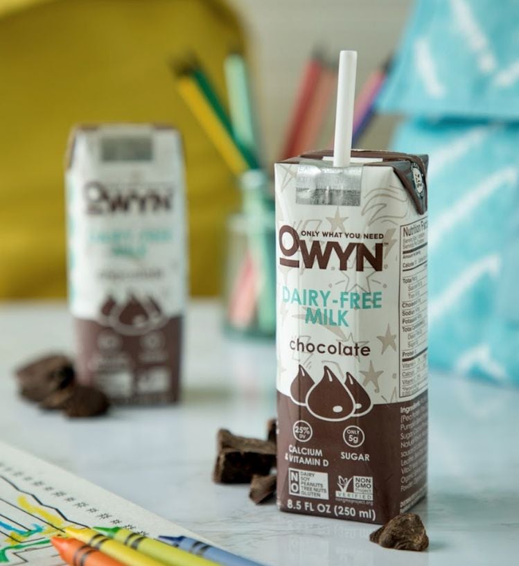Dairy-free 'milk' offers lower sugar, allergy-friendly lunchbox option