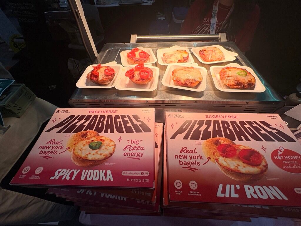 Bagelverse's Pizzabagels entered independent grocers across New York City April with a lineup that includes Spicy Vodka, Pepperoni Hot Honey and Four Cheese varieties that are free from artificial preservatives and corn syrup.