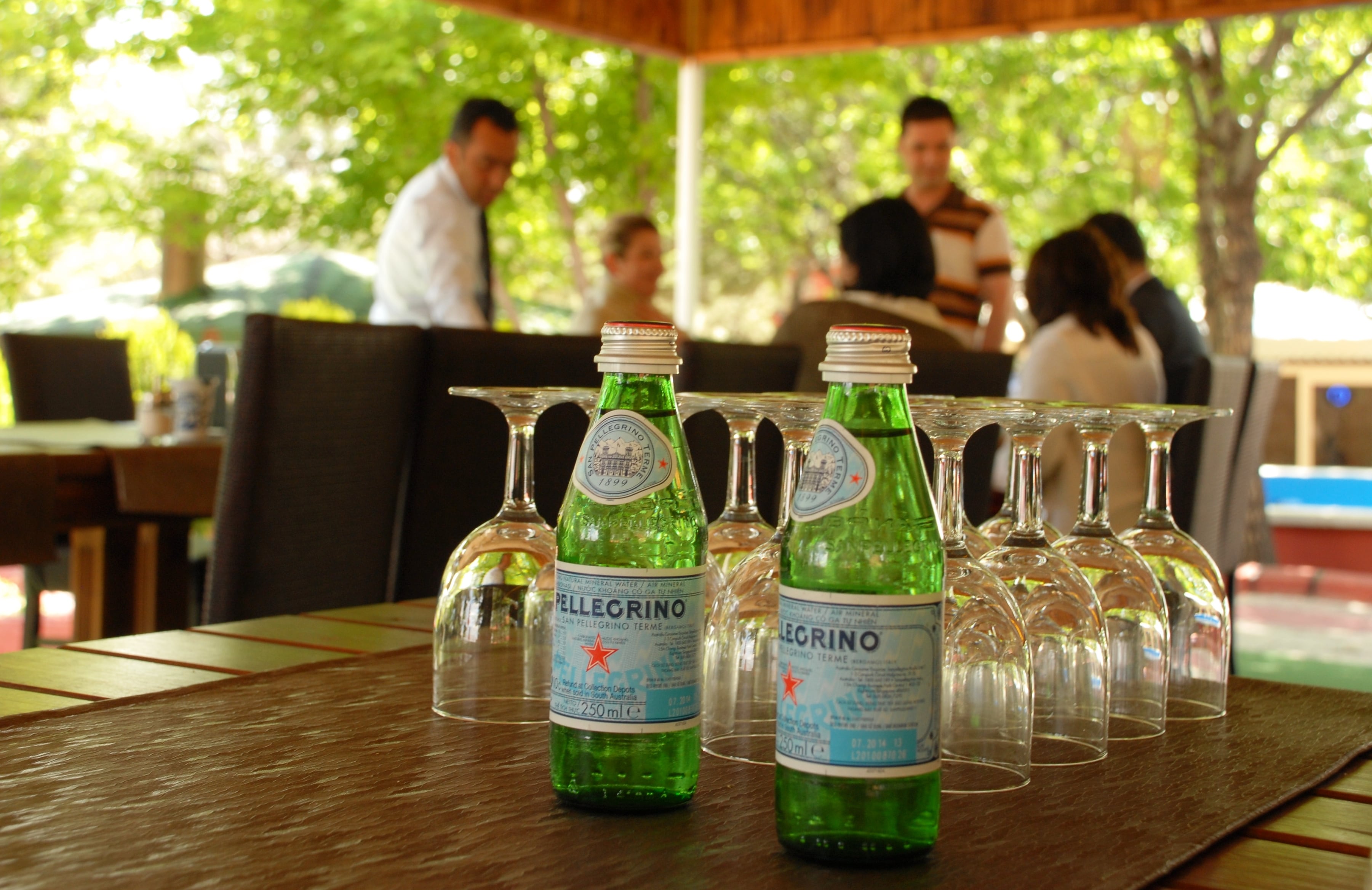 Ankara, Turkey – June 1, 2012 : San Pellegrino is an Italian brand of mineral water made in the Province of Bergamo, Italy. San Pellegrino brand is owned by the Sanpellegrino Group.
