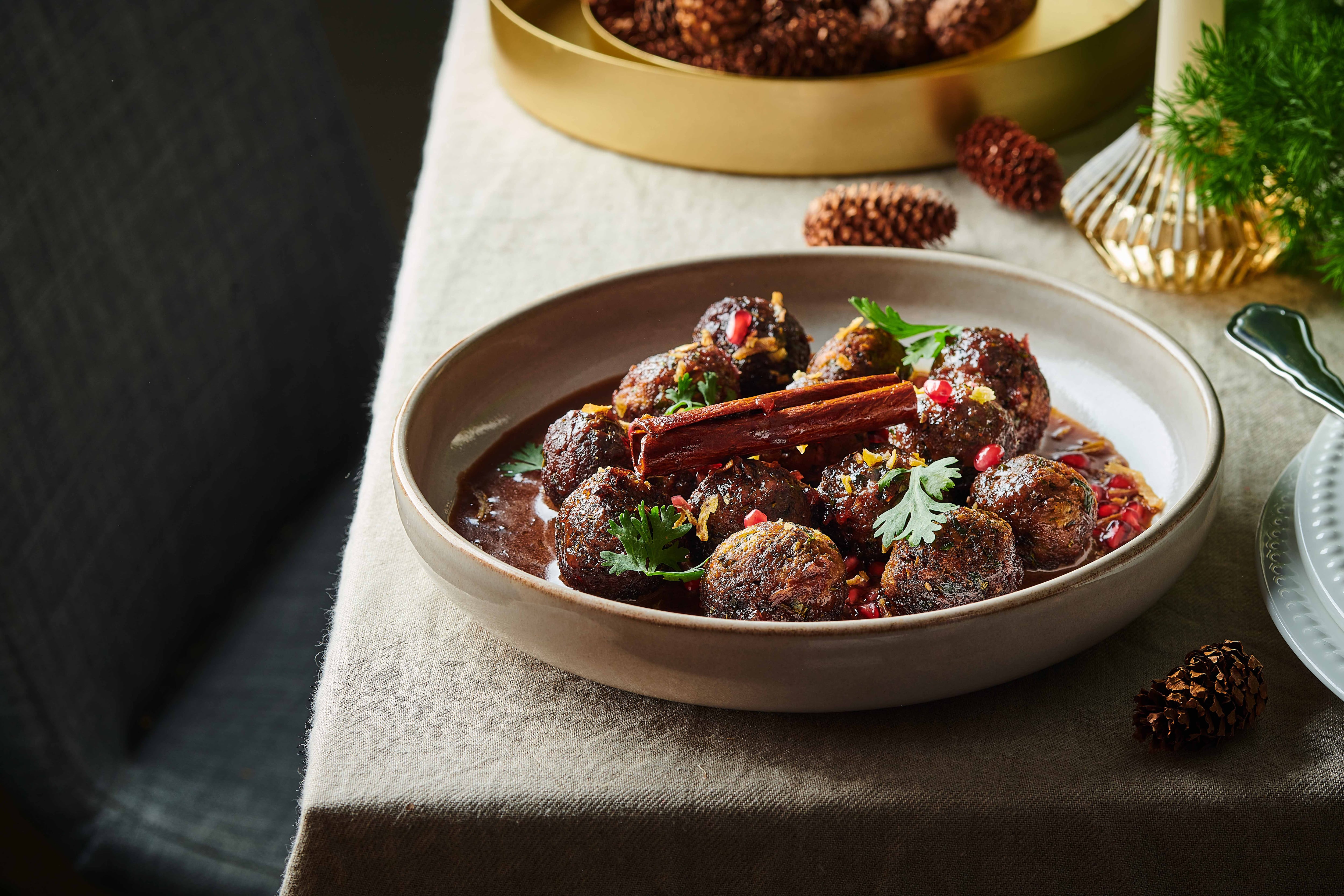 Plant-based meat maker Redefine Meat showcases Christmas meat-free food