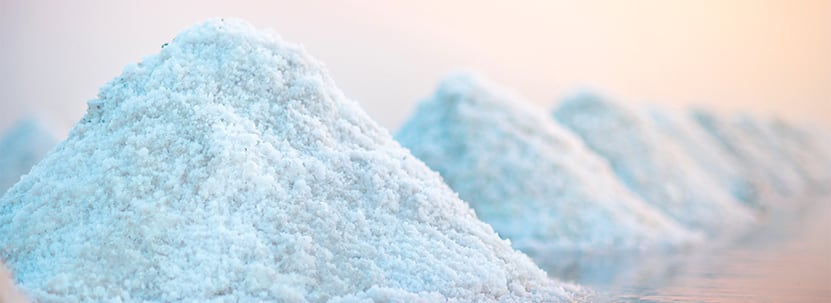 Salt piles