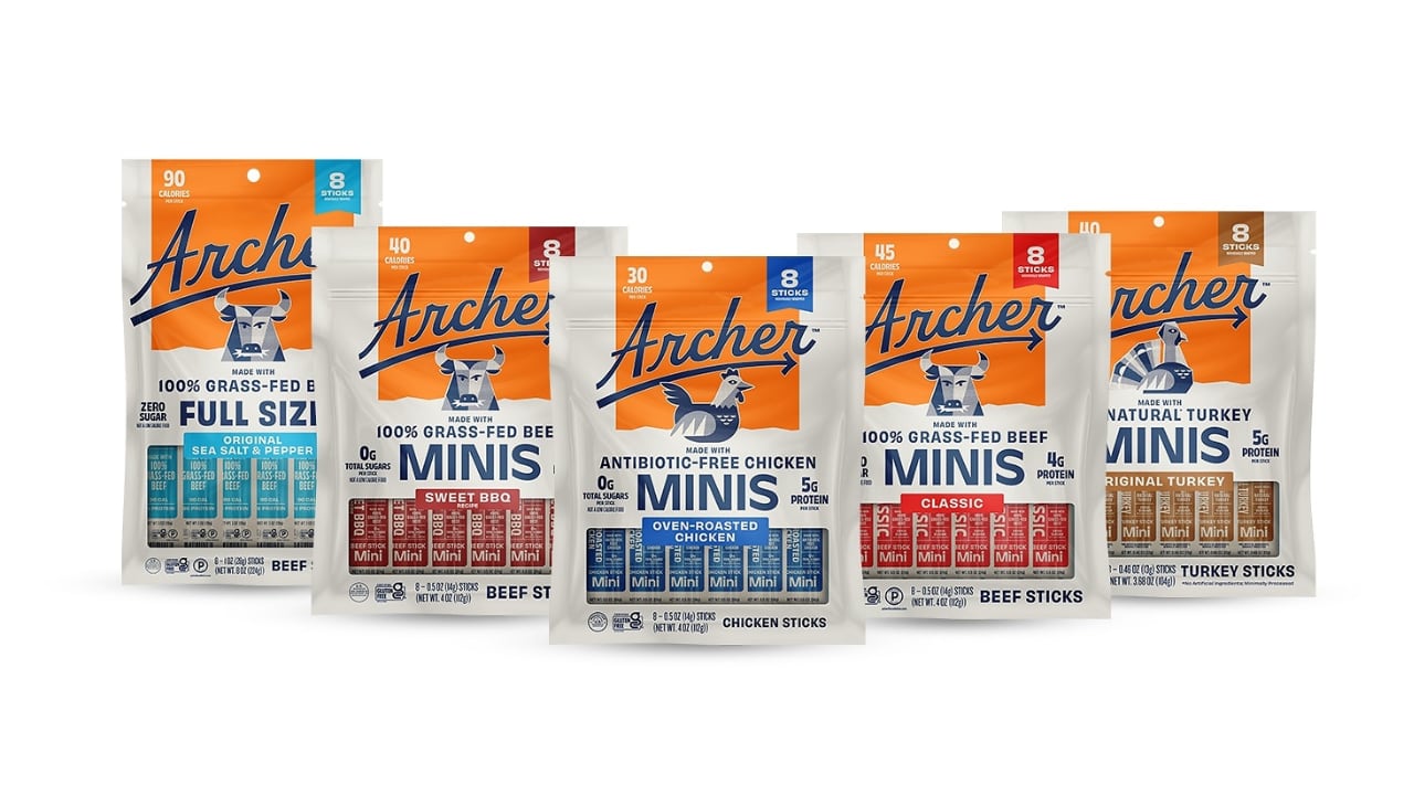 Archer's beef sticks are gluten-free certified and contain no fillers or artificial ingredients.