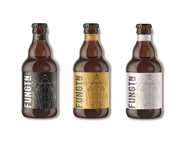 Medicinal mushrooms meet alcohol free beer