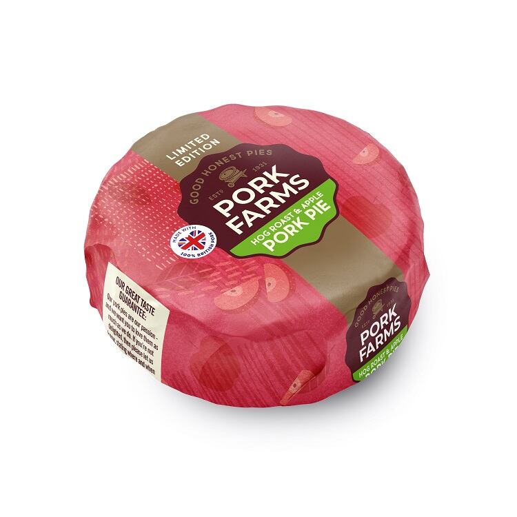 Pork Farms releases Hog Roast and Apple Medium Pork Pie