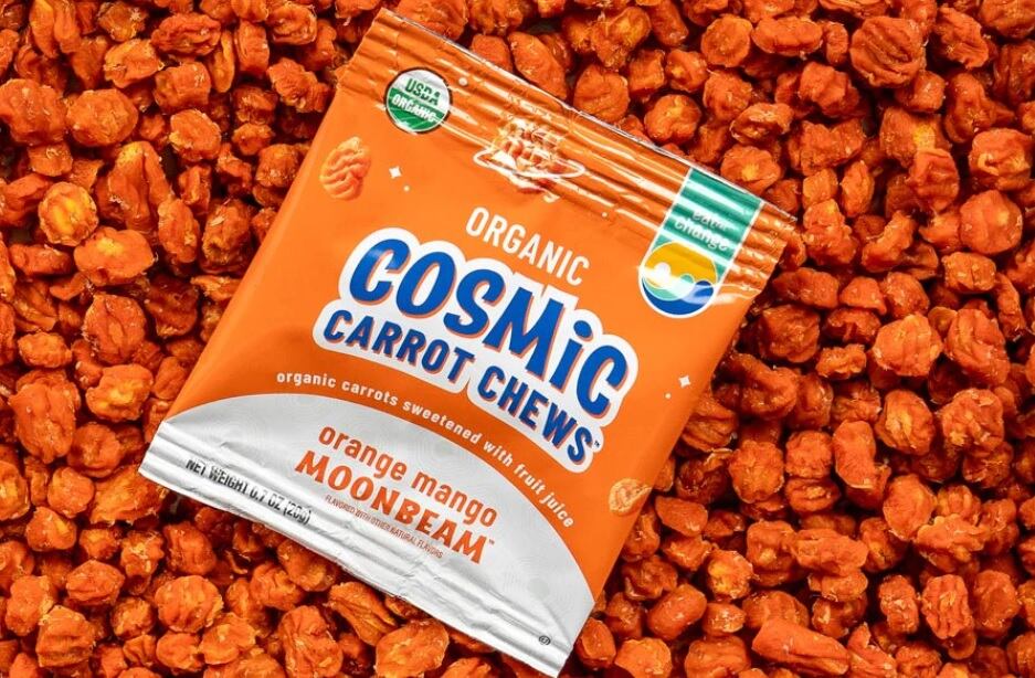 Fruit snacks without the fruit? Eat the Change’s Cosmic Carrot Chews offer new twist on an old favorite
