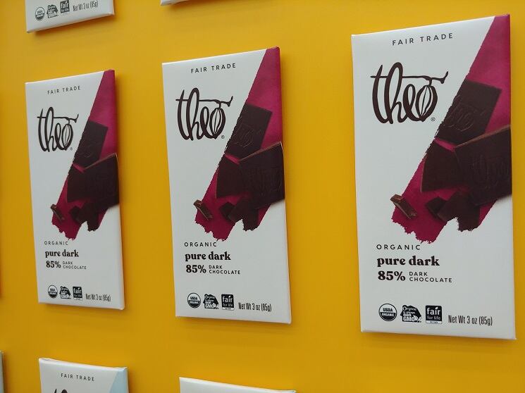 Theo Chocolate rebrands to highlight dedication to Fair Trade, show organic always means non-GMO