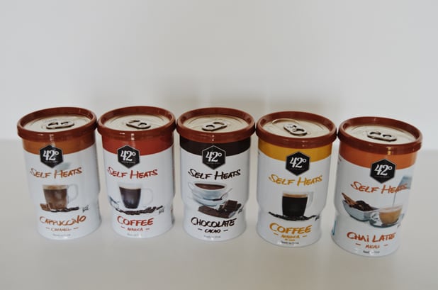 The 42 Degrees Company launches self-heating coffee cans 